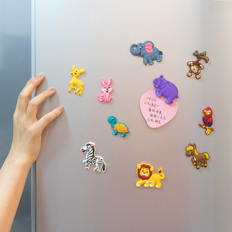 10 ks Doprava Magnet na chladničku Samolepka Roztomilá zábavná chladnička Farebná detská hračka Kancelárska tabuľa Gadget Dekorácia domácnosti