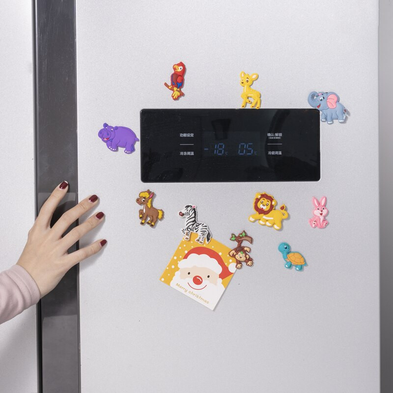10 ks Doprava Magnet na chladničku Samolepka Roztomilá zábavná chladnička Farebná detská hračka Kancelárska tabuľa Gadget Dekorácia domácnosti