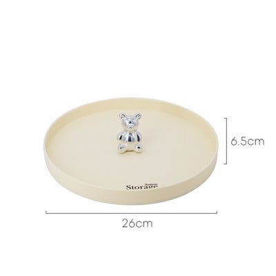 Nordic Cromat Tava Depozitare Portabila Depozitare Sufragerie Obiecte Mici Finisaj Desktop Decorat