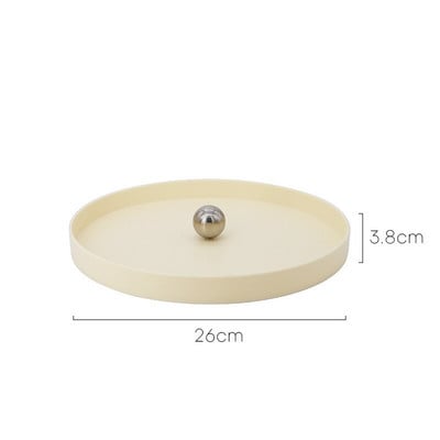 Nordic Cromat Tava Depozitare Portabila Depozitare Sufragerie Obiecte Mici Finisaj Desktop Decorat