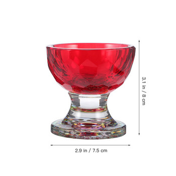 Βάση Μπολ Φωτιστικό Κερί Προμήθειες νερού Ιερό Αξεσουάρ Κύπελλο Πόδι Φωτό Ghee Tealight Altar Trifle Wiccan Tools