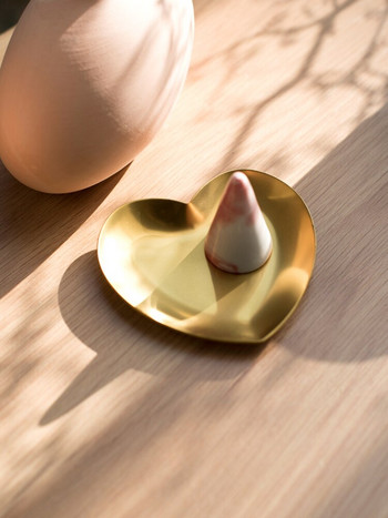 Δαχτυλίδι σκουλαρίκι κοσμήματος από χρυσό από ανοξείδωτο ατσάλι Σκανδιναβικό Σκουλαρίκι Δίσκος αποθήκευσης για επιδόρπιο Πιάτο μπιχλιμπίδι πιάτο Διάφορα πιάτα