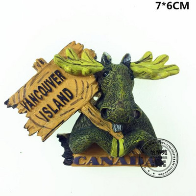 Mapa Kanady, Vancouveru, Lions Gate Bridge, javorový list, 3D magnety na chladničku, cestovné suveníry, magnetické nálepky na chladničku, bytové dekorácie