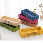 Fa kézikönyv Antik fadoboz tároló doboz asztal különféle edények lakberendezési kozmetikai rendszerező ékszer tároló doboz tolltartó