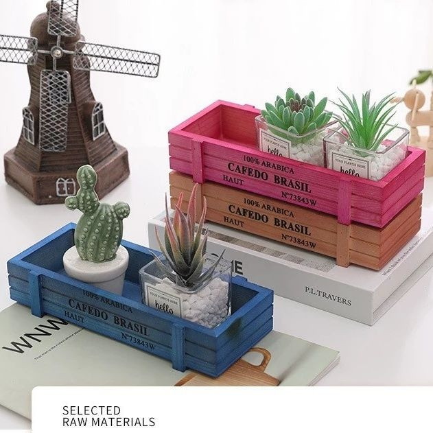 Fa kézikönyv Antik fadoboz tároló doboz asztal különféle edények lakberendezési kozmetikai rendszerező ékszer tároló doboz tolltartó