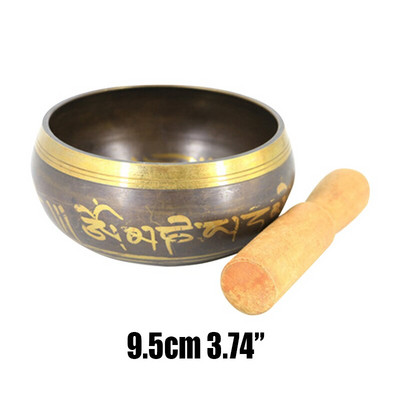 Spievajúca misa Budhu - ručne tepané gravírované misy - tibetská zvuková misa, misa na jogu a meditáciu, medená misa, ručne vyrobené zvukové misy Budhu