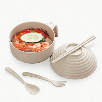 Антидеформираща се 1 комплект Уникална практична многофункционална купа за храна Преносима купа за хранене Широко приложение за кухня