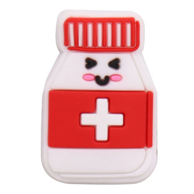 19 ks PVC magnetická nálepka na chladničku, prevencia epidémie, lekár, zdravotná sestra, náplasť proti vírusom, medicína, magnety na chladničku, suveníry, darčeky