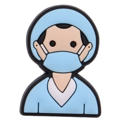 19 ks PVC magnetická nálepka na chladničku, prevencia epidémie, lekár, zdravotná sestra, náplasť proti vírusom, medicína, magnety na chladničku, suveníry, darčeky