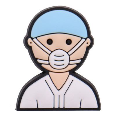 19 ks PVC magnetická nálepka na chladničku, prevencia epidémie, lekár, zdravotná sestra, náplasť proti vírusom, medicína, magnety na chladničku, suveníry, darčeky