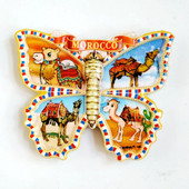 Nauji rankų darbo dažyti Maroko kupranugariai 3D šaldytuvo magnetai turizmo suvenyrai šaldytuvas magnetiniai lipdukai dovana