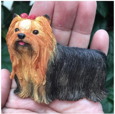 Ručne maľované roztomilé psíky, 3D magnety na chladničku, turistické suveníry, magnetické nálepky na chladničku, kolekcia...