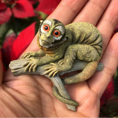 Nové ručne maľované 3D magnety na chladničku s opičou vetvou, turistické suveníry, magnetické nálepky na chladničku, bytové dekorácie, darček.