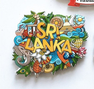 Sri Lanka Utazási hűtőmatricákkal rendelkezik