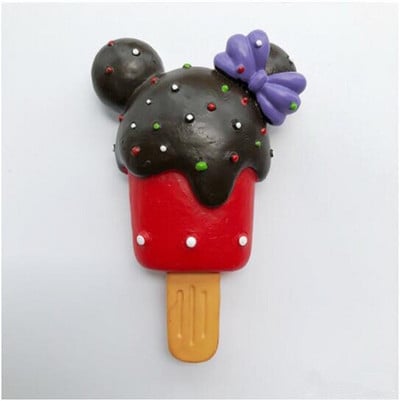 Rankų darbo dažyti braškių pieno šokoladiniai ledai 3D šaldytuvo magnetai turizmo suvenyrai šaldytuvas magnetiniai lipdukai dovana