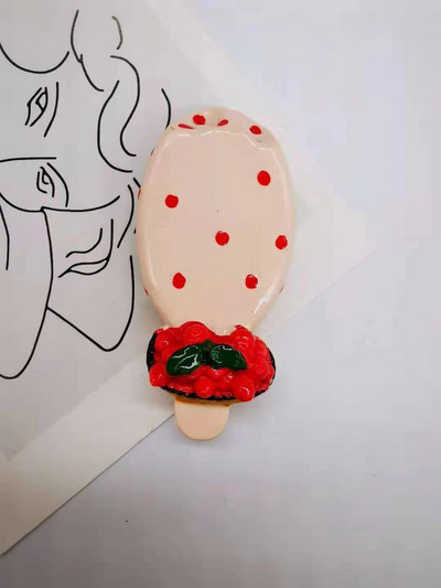 Lepidlo na chladničku, simulované ovocie, dezert, dekorácia, správa, lepidlo, magnet na chladničku, 3D živicová magnetická sila