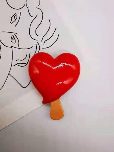 Lepidlo na chladničku, simulované ovocie, dezert, dekorácia, správa, lepidlo, magnet na chladničku, 3D živicová magnetická sila