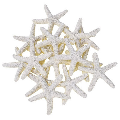 15 τεμάχια κρεμώδες-λευκό μολύβι Finger Starfish για διακόσμηση γάμου, διακόσμηση σπιτιού και χειροτεχνία