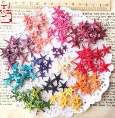 150db/tétel barkácsolás klasszikus natúr kis tengeri csillag kagyló sodródó palack kiegészítők mini tengeri csillag természetes kézműves színkeverék