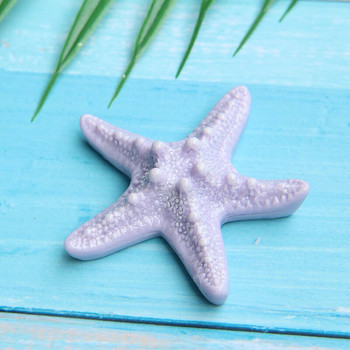 5 τμχ DIY Resin Αξιολάτρευτο Glitter Πολύχρωμο κέλυφος αστερίας για γάμους στο σπίτι Διακοσμήσεις DIY για αξεσουάρ Scrapbooking