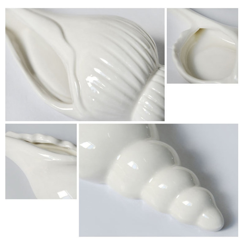 Kriauklė Starfish Beach Decor Nautical Home Miegamasis Svetainė Pakabinama vaza Kūrybinis fonas Sienų dekoravimas Jūrų kriauklės