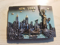 Magnetické nálepky na chladničku Sochy slobody v New Yorku, USA