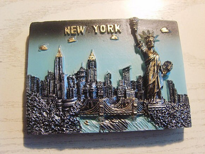 Magnetické nálepky na chladničku Sochy slobody v New Yorku, USA