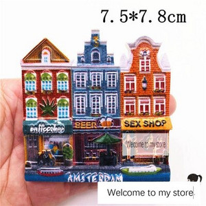 vaigust külmiku kleebis Kopenhaageni tänavavaade