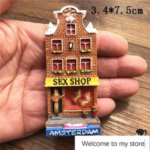 vaigust külmiku kleebis Kopenhaageni tänavavaade