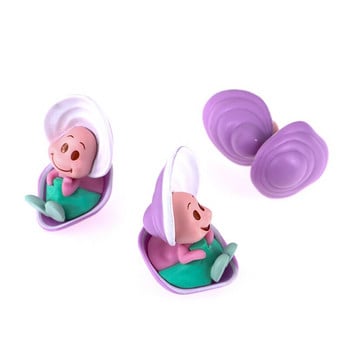 3 τεμ/Σετ Kawaii Alice in Wonderland Young Oyster Baby Action Figures Dolls Toys Cartoon Alice Curious Oysters Φιγούρες Anime Δώρα