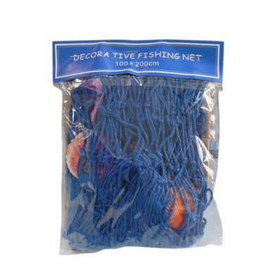 Kūrybiška mada 100*200 cm žvejybos tinklelis Viduržemio jūros stilius namų vestuvių vakarėliui scenos fotografijai dekoravimo amatai