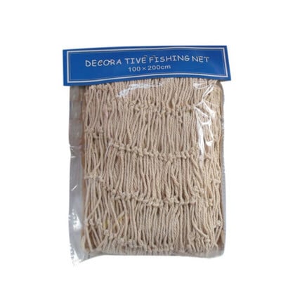 Kūrybiška mada 100*200 cm žvejybos tinklelis Viduržemio jūros stilius namų vestuvių vakarėliui scenos fotografijai dekoravimo amatai