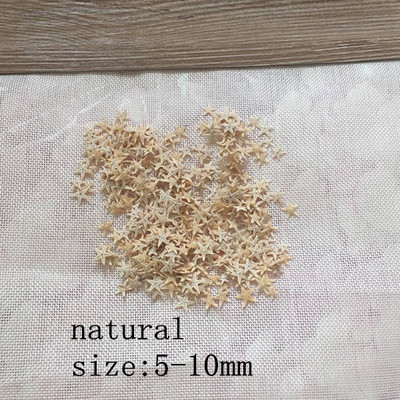 Personalizat bricolaj natural conca multicolor mini steluță de mare naturală dorință sticla decor culori mici stea de mare