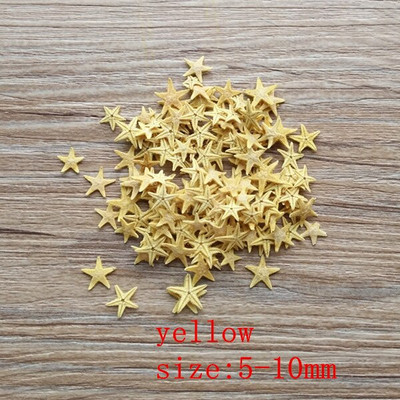 Personalizat bricolaj natural conca multicolor mini steluță de mare naturală dorință sticla decor culori mici stea de mare