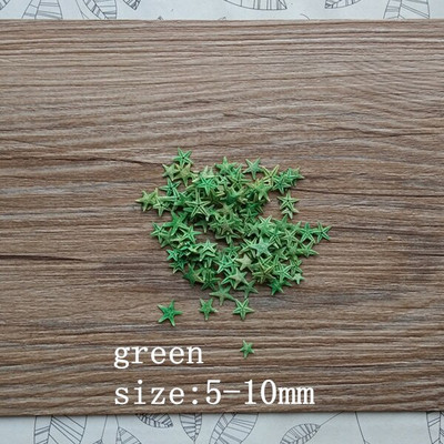 Personalizat bricolaj natural conca multicolor mini steluță de mare naturală dorință sticla decor culori mici stea de mare