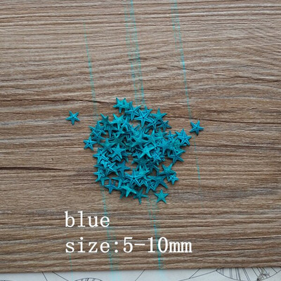 Personalizat bricolaj natural conca multicolor mini steluță de mare naturală dorință sticla decor culori mici stea de mare