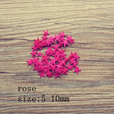 Personalizat bricolaj natural conca multicolor mini steluță de mare naturală dorință sticla decor culori mici stea de mare