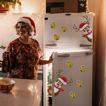 Χριστουγεννιάτικες Διακοσμήσεις Ψυγείων Αυτοκινήτων Ανακλαστικοί Μαγνήτες Διακοσμήσεις για Αυτοκίνητα & Ψυγείο Χριστουγεννιάτικο Ψυγείο