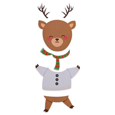 Božićni magneti za hladnjak Lijepe naljepnice magneta za hladnjak za kućnu kuhinju, blagdanske božićne ukrase