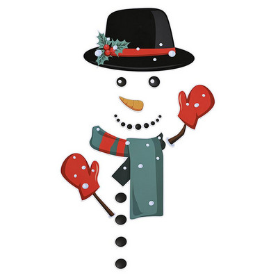 Božićni magneti za hladnjak Lijepe naljepnice magneta za hladnjak za kućnu kuhinju, blagdanske božićne ukrase