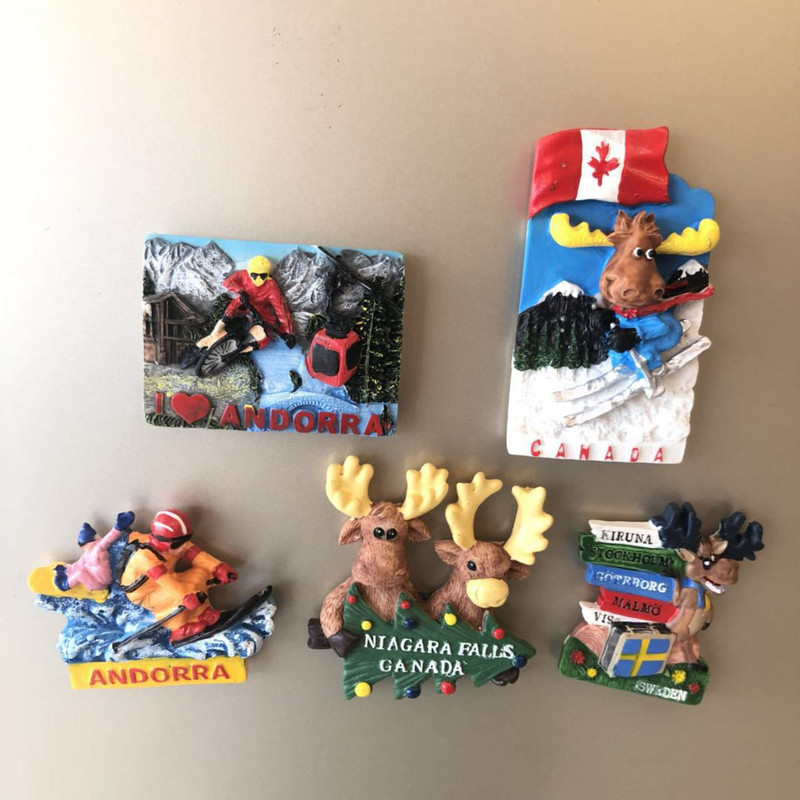 Tūrisma apskates objekti Toronto, Kanāda Suvenīru trīsdimensiju sveķu ledusskapja magnēta dekorēšana mājas dekorēšana