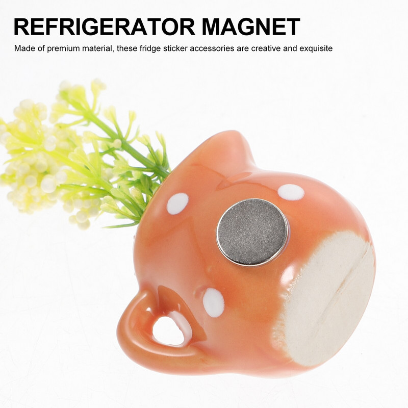 Magnety Magnetická nálepka na chladničku s kvetmi, dekoratívna biela tabuľa, kancelária, mini kuchyňa, magnetické nálepky, sukulentná mapa, nálepka