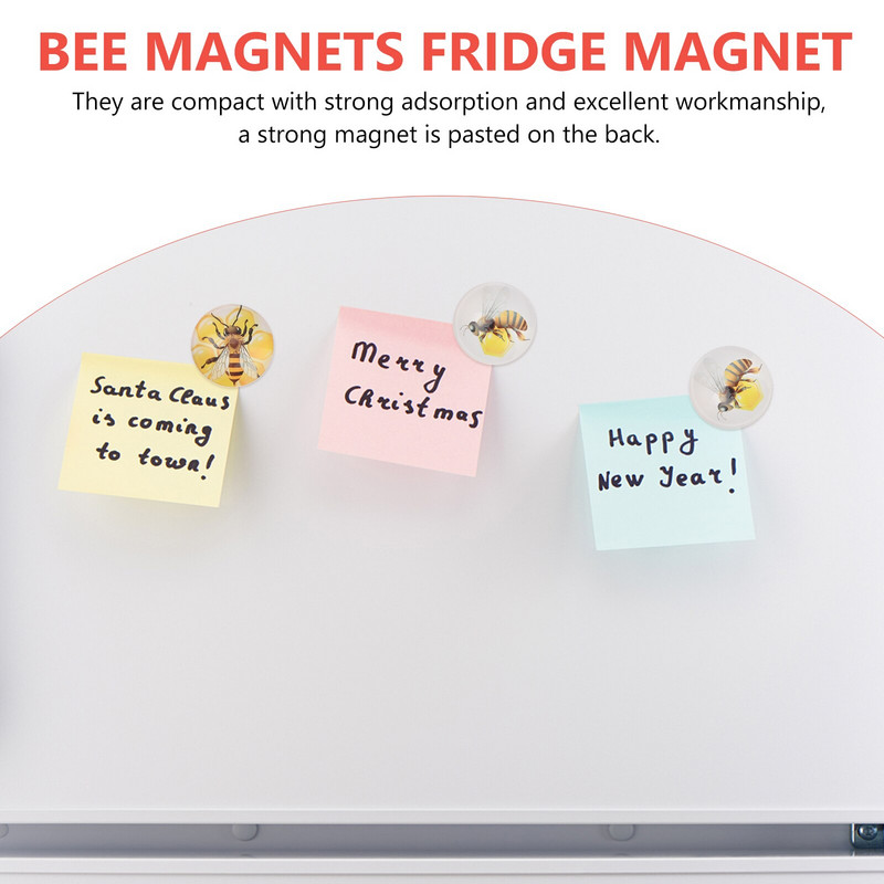 Magneti Frigider Sticla Frigider tablă albă Birou Bumble Animal Decor Stickers Bloc magnetic Magnet Cristal Bucătărie Acasă