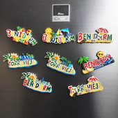 BABELEMI Živicové 3D Španielsko Turistický suvenír Benidorm Torrevieja Magnety na chladničku Dekoratívny magnet na chladničku Bytová dekorácia