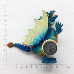 BABELEMI Kreatív 3D Dragon hűtőmágnes Hűtőmágnes matrica Utazási ajándéktárgy dekoráció