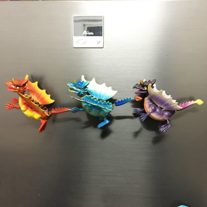 BABELEMI Kreatív 3D Dragon hűtőmágnes Hűtőmágnes matrica Utazási ajándéktárgy dekoráció