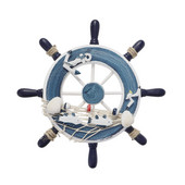 Decor Wall Wheel Decoration Boat Rool Võrk Rool Fishingnautical Ship Beach Hip