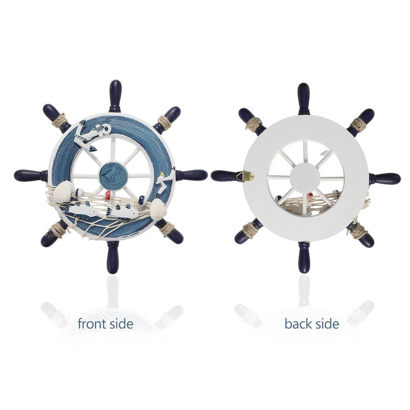 Decor Wall Wheel Decoration Boat Rool Võrk Rool Fishingnautical Ship Beach Hip