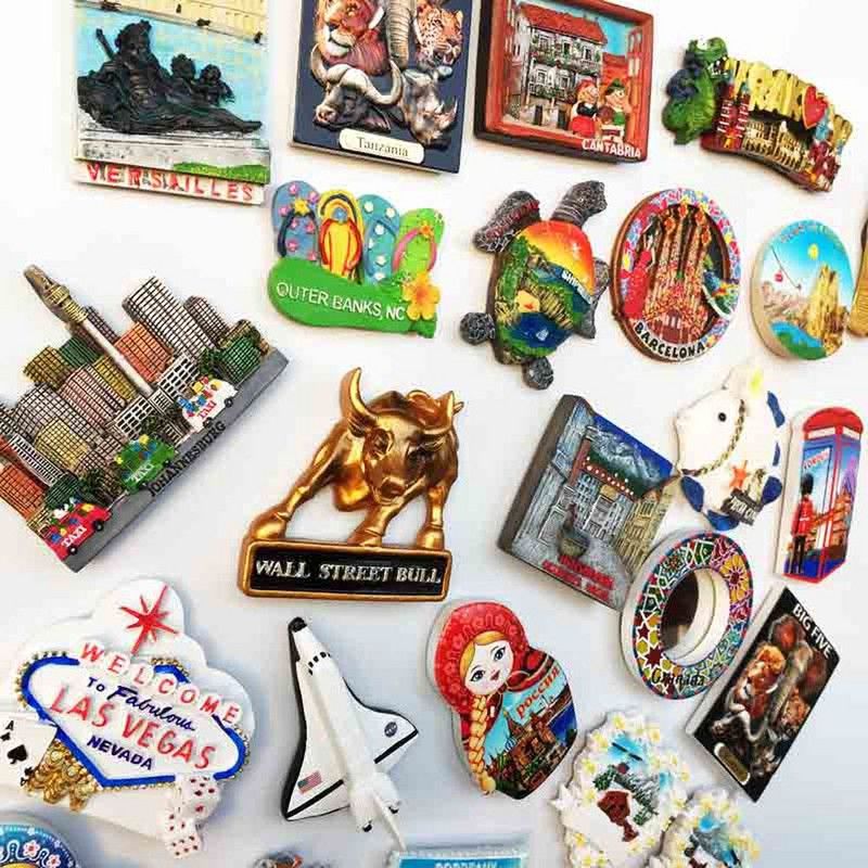 BABELEMI ledusskapja magnēts ASV Krievija Spānija Grieķija Polija Austrija Čehija Francija Āfrika tūristu suvenīri Magnētiskie ledusskapja magnēti