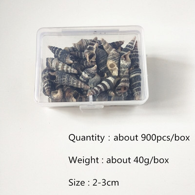 Mix štýlov prírodných mušlí 1-3cm 1 BOX prírodných mušlí mini mušlí kukuričná skrutka nástenná dekorácia DIY akvárium krajina morská hviezda